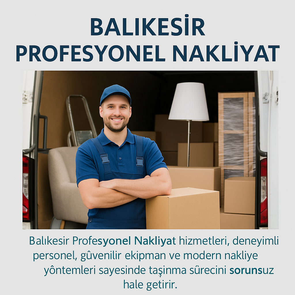 Balıkesir Profesyonel Nakliyat